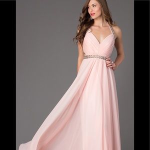 Sequin Hearst Cocktail Pink/Coral Dress